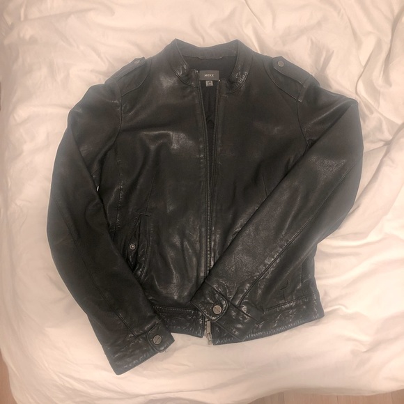 Mexx Leather Jacket - Picture 3 of 7